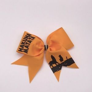 DISNEY HAKUNA MATATA GROSGRAIN HAIR CHEER BOW